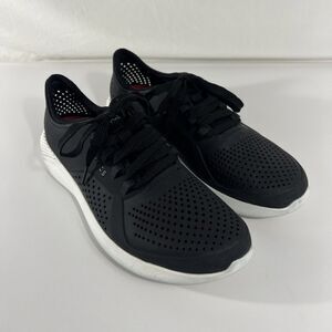 Crocs - Literide - Waterproof Sneakers Shoes - Black - Size 8 Medium